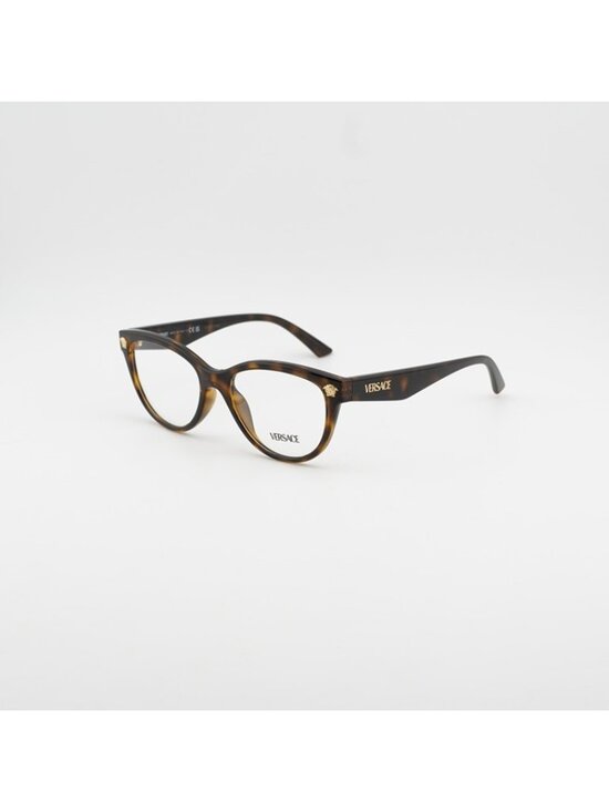 Versace VE3365U 108 Eyeglasses Havana 52mm Cat Eye Frame main image 5